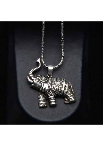 572 Fil Figürlü Gümüş Kolye fiyatları