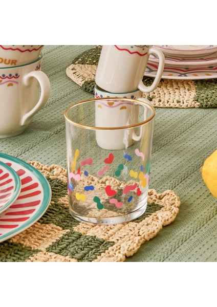 Functional Basic 4'lü Su Bardağı Seti - Renkli - 380 ml