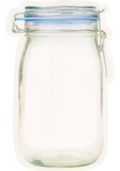 With Love Kavanoz Şekilli Saklama Poşeti - Şeffaf / Renkli fiyatları