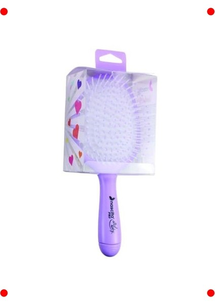 Esnek Dolaşık Açıcı Lila Saç Fırçası indirimleri