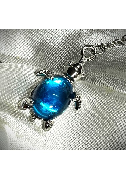 Okyanus Mavisi Caretta Caretta Çelik Kolye fiyatları