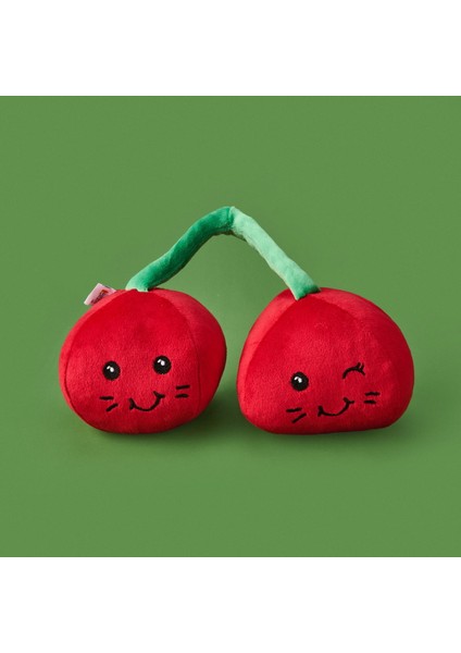 Soft Kiraz Figürlü Yastık - Kırmızı - 25 cm fiyatları