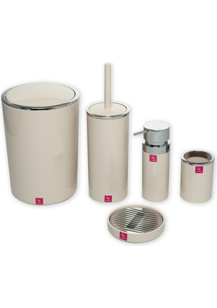 Lenox 5'li Banyo Aksesuar Seti - Bej fiyatları