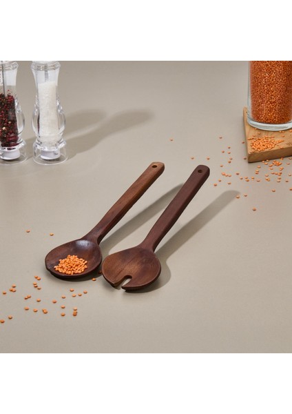 Akasya 2'li Servis Seti - Kahverengi fiyatları