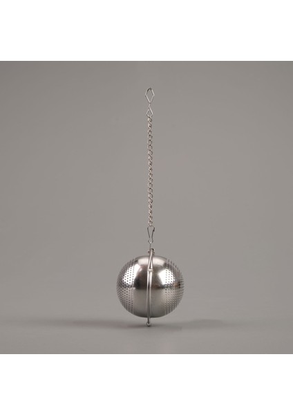 Yuvarlak Bitki Çayı Süzgeci - Gri