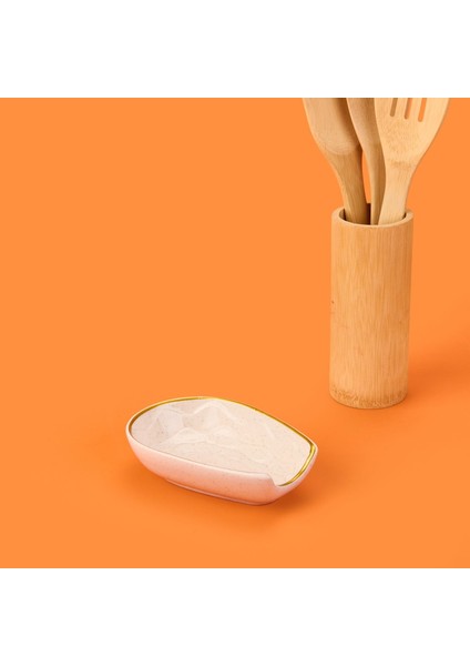 Kitchen Oval Seramik Kaşık Altlığı - Bej - 15 cm modelleri