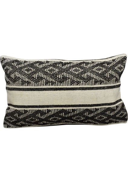 El Dokuma Lumbar Kilim Kırlent Yastık Kılıfı 0282 - Yeni - Çok Renkli