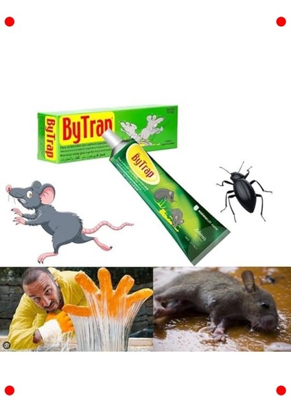 Zehirsiz Fare & Böcek Yapışkan Tuzağı Tüpü - 75 ml