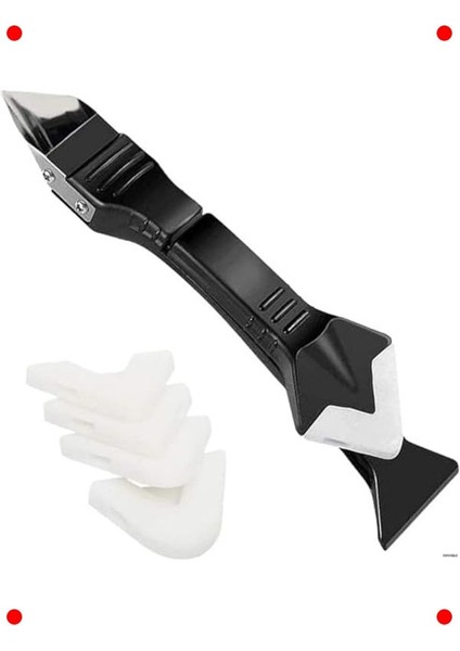 5'i 1 Arada Silikon Derz Aleti - Kazıyıcı ve Uygulayıcı