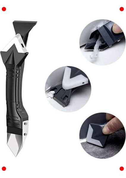 5'i 1 Arada Silikon Derz Aleti - Kazıyıcı ve Uygulayıcı modelleri