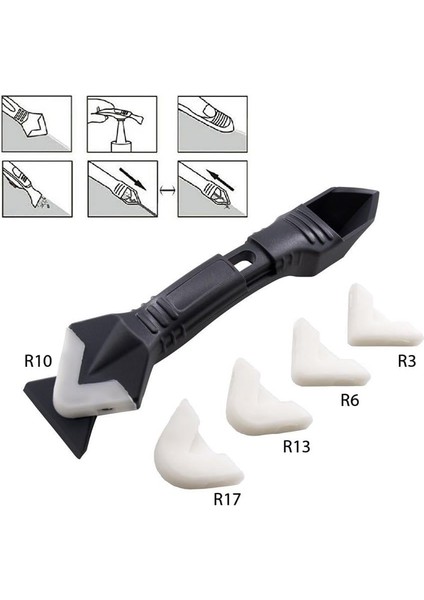 5'i 1 Arada Silikon Derz Aleti - Kazıyıcı ve Uygulayıcı indirimleri