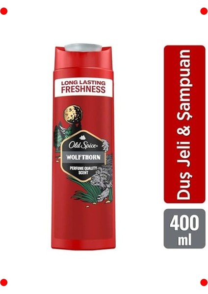 Erkekler Için 2'si 1 Arada Duş Jeli ve Şampuan 400ML fiyatları