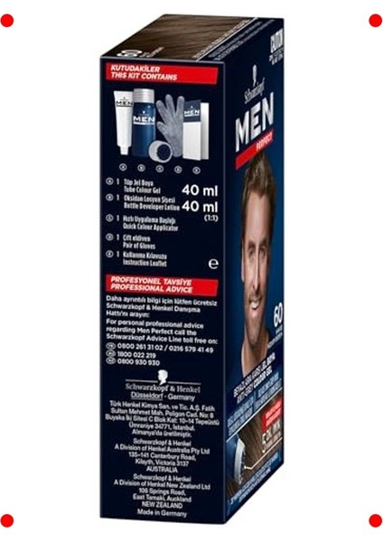 Erkekler Için Saç Boyası | Doğal Kahve Tonu 80ML fırsatları