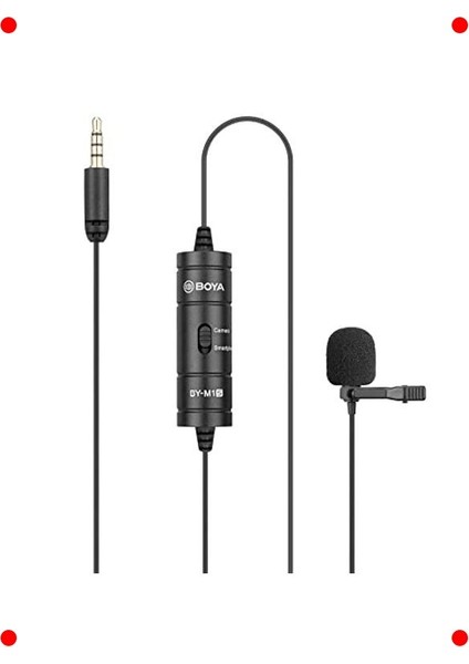 Çok Cihaz Uyumlu Yaka Mikrofonu