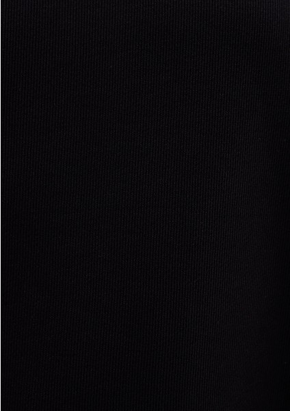 Bisiklet Yaka Siyah Sweatshirt 1S10390-900