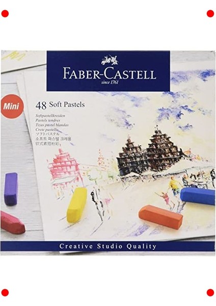 48 Renkli Toz Pastel Boya Seti, Yumuşak ve Yoğun Pigment