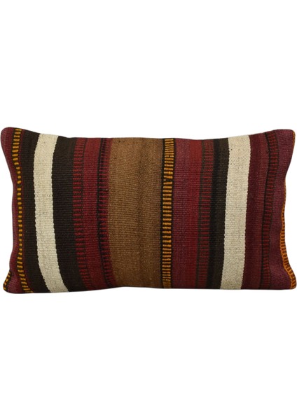 El Dokuma Lumbar Kilim Kırlent Yastık Kılıfı 0284 - Yeni - Çok Renkli fiyatları