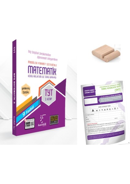 Tyt Matematik 3 Mps (Modüler Piramit Sistemi ) Matematik Konu Anlatımlı Soru Bankası Tyt 2026+TELEFON Tutucu +Deneme