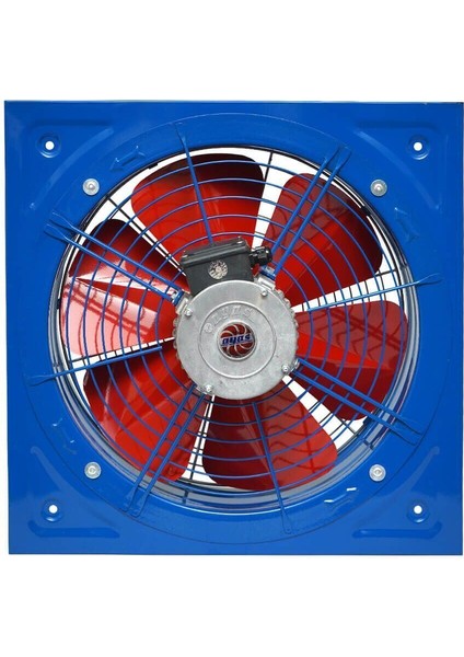 Ayas 25 cm Kare Sanayi Tipi Aspiratör KSA250 2kt 2800 D/d 380 Volt Trifaze modelleri