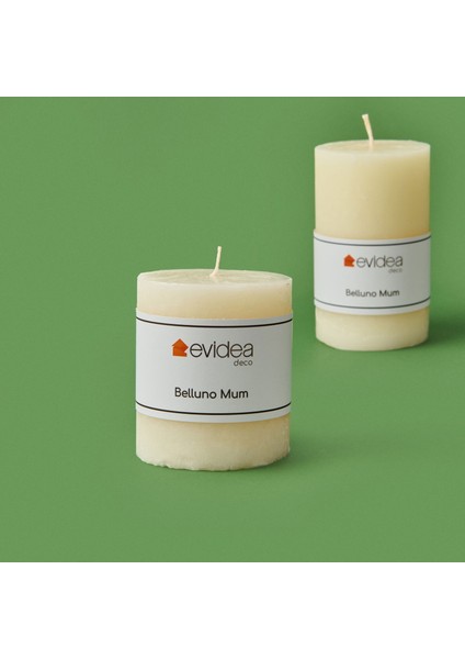 Deco Belluno Mum - Ekru - 8 cm fiyatları