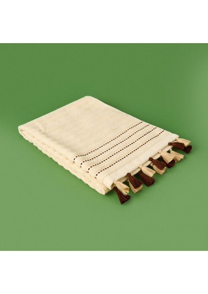 Soft Püsküllü Yüz Havlusu - Bej - 50X90 cm fiyatları