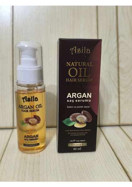 Argan Yağlı Saç Serumu – Doğal Yağ Içerikli Antifrizz Serum (60 Ml)