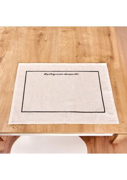 Soft Ruvo 2'li Amerikan Servis - Ekru - 35X50 cm fiyatları