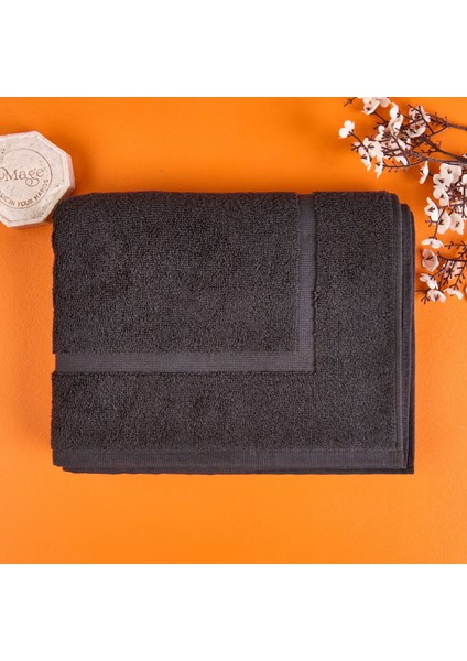 Soft Samantha Ayak Havlusu - Antrasit - 50X80 cm