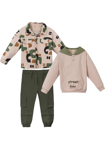 Odessa Özgün Erkek Çocuk Üçlü Takım modelleri