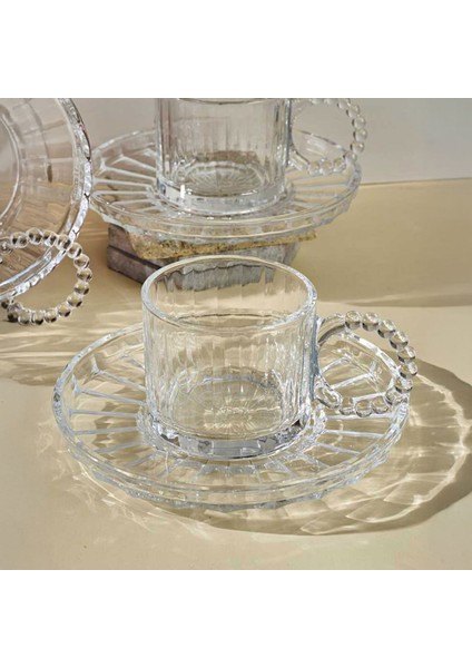 Ringo Line 6'lı Çay Fincan Takımı - Şeffaf - 190 ml fiyatları