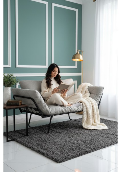 Italy Style Premium Katlanır Yataklı Ikili Kanepe – Modern Mekanizmalı Çekyat Berjer Koltuk