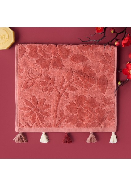 Soft Granny Summer Flos El Havlusu - Gülkurusu - 30X50 cm