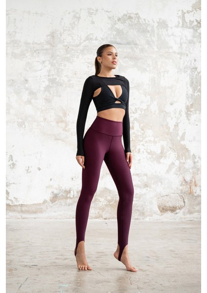 Topukdan Geçmeli Spor Tayt Fitness Ekstra Yüksek Bel fiyatları