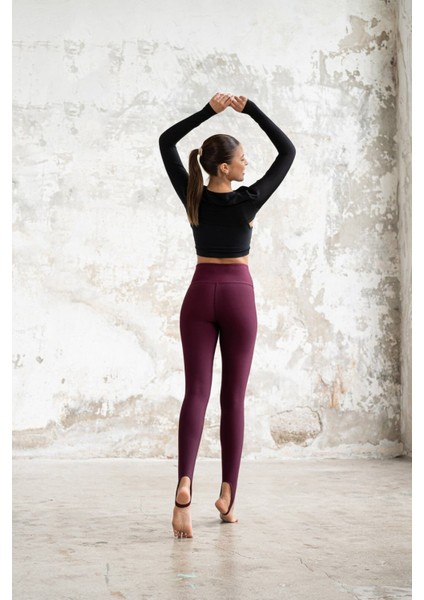 Topukdan Geçmeli Spor Tayt Fitness Ekstra Yüksek Bel modelleri