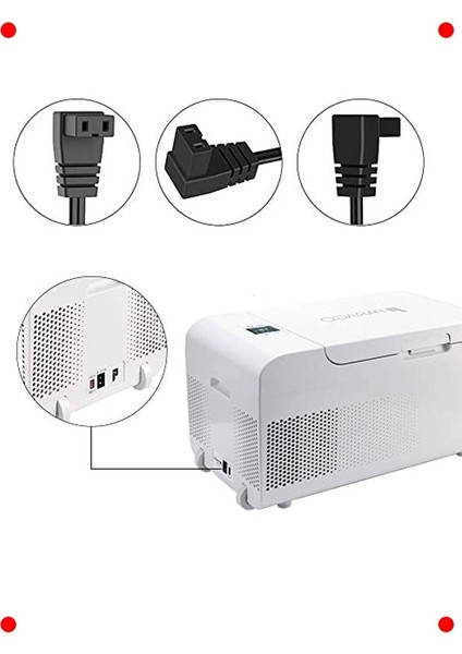 Araç Buzdolabı Çakmaklık Güç Kablosu – Universal 12/24V indirimleri