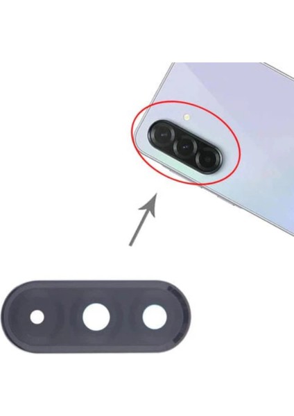 Samsung Uyumlu Galaxy A36 Kamera Lensi Cam Çerçeveli Full SM-A366B, SM-A366B/DS