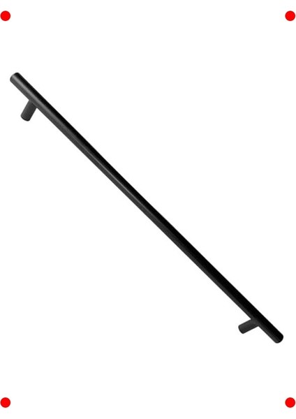 Mat Siyah Metal Dolap ve Çekmece Kulbu (2 Adet) fiyatları