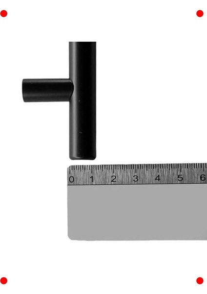 Mat Siyah Metal Dolap ve Çekmece Kulbu (2 Adet) fırsatları