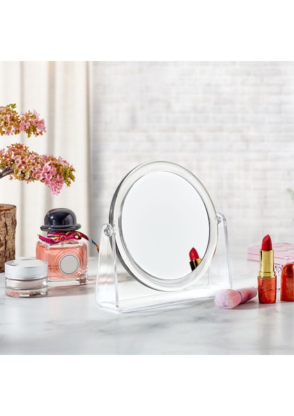 Store Yuvarlak Makyaj Aynası 4x Yakınlaştırma