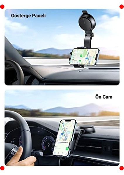 Vantuzlu Üniversal Araç Telefon Tutucu fiyatları