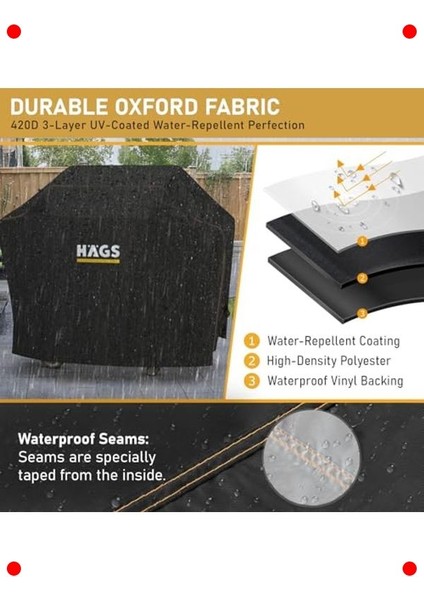 Su Geçirmez Dış Mekan Mangal Koruma Örtüsü modelleri