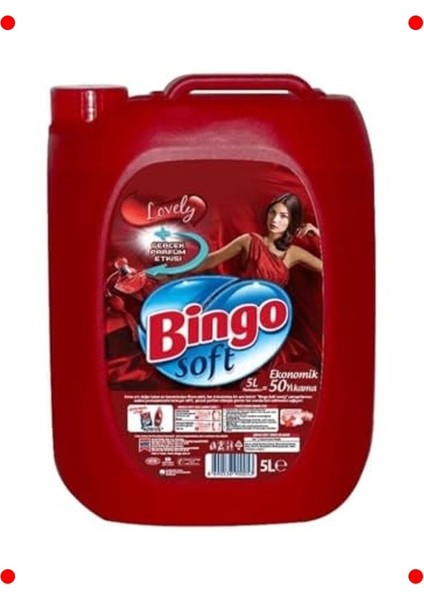 Lovely Kokulu Konsantre Çamaşır Yumuşatıcısı 5 L fırsatları