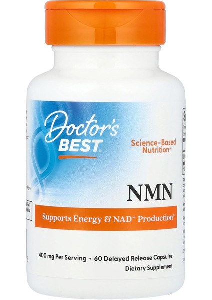 Nmn Nicotinamide Mononucleotide Nad+ 400 Mg 60 Caps