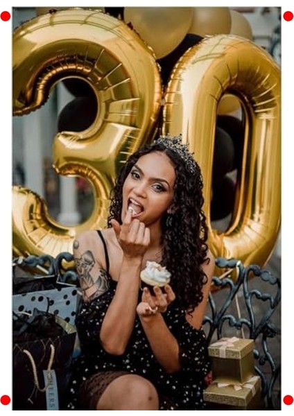 Gold Renk 6 Rakam Folyo Parti Balonu 102 cm indirimleri