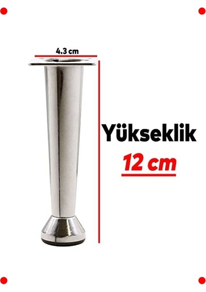 Ayarlanabilir Metal Sehpa Ayağı 12 cm fiyatları