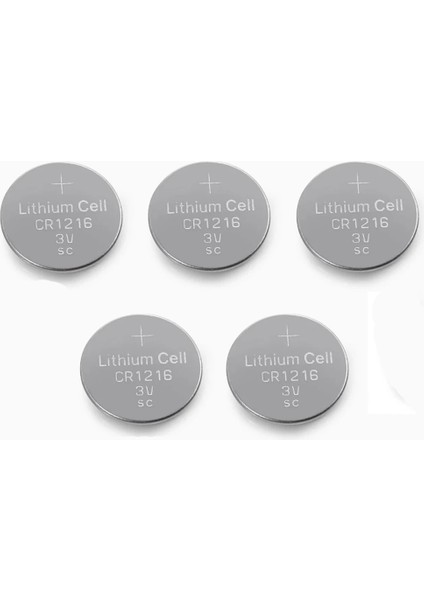 Yuma CR1216 Süper Lityum 3V 5’li Kart Düğme Pil