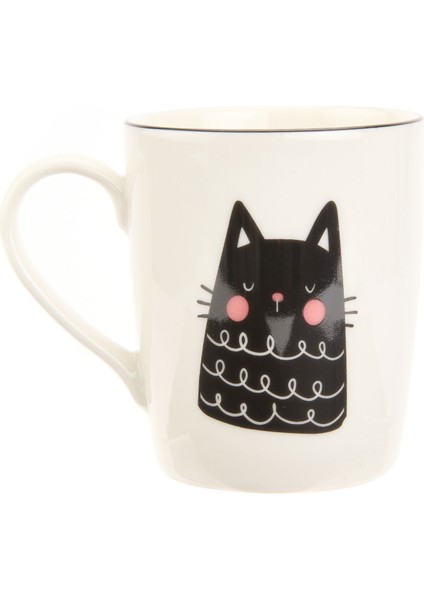 Kitchen Cutie Cat Desenli Kupa - Renkli - 290 ml fiyatları