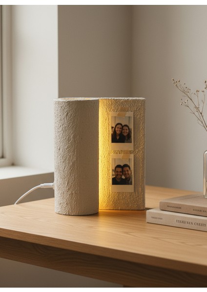 Ona Alçı Dokulu Dokunmatik LED Masa Lambası (16 x 20,5 Cm) fiyatları