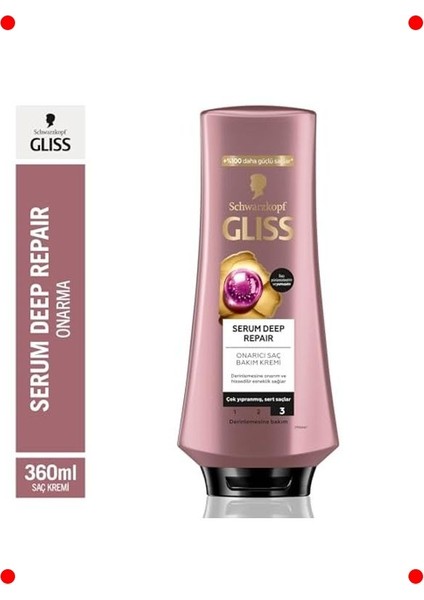 Onarıcı Saç Bakım Kremi - Derinlemesine Serum Etkisi 360 ml fiyatları