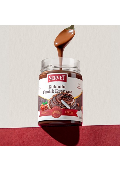Şekeri Meyveden Kakaolu Fındık Kreması 315 gr